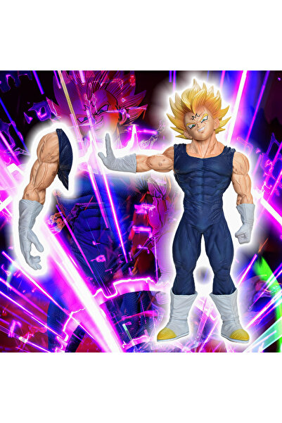 BANDAI Vegeta 26cm/10.243in Anime Dragon Ball Z Vegeta Figure Majin Vegeta Action Figure Collection Model T