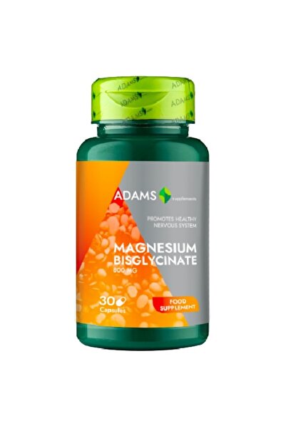 Adams Vision Bisglicinat de magneziu 800 mg 30 capsule. Adams