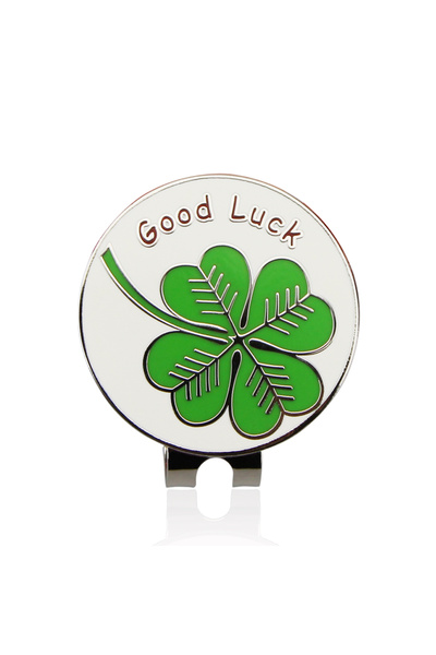 Choice قطعة واحدة من علامة كرة الجولف على شكل نبات البرسيم المحظوظ مقاس 1.18 ...