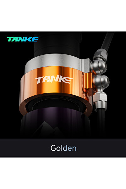 Choice سماعة رأس زيتية Orange TANKE MTB Infinite Rotation، مقبض دوار للدراجات...