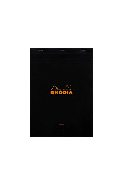 Rhodia Blocnotes A4, capsat, 80 file, N°18, black