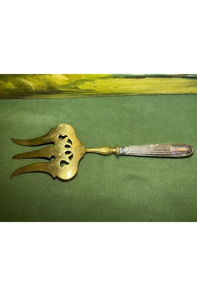 tayfuntufan antika koleksiyon 1960S French Serving Spatula - 26 cm Tall