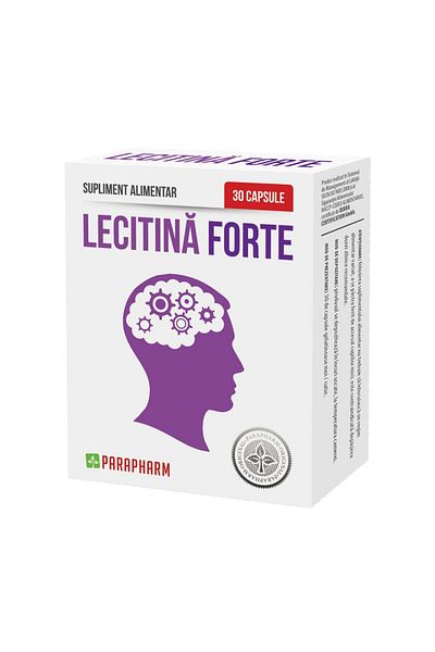 Quantumpharm Lecithin Forte Dietary Supplement, Parapharm, 30 Capsules