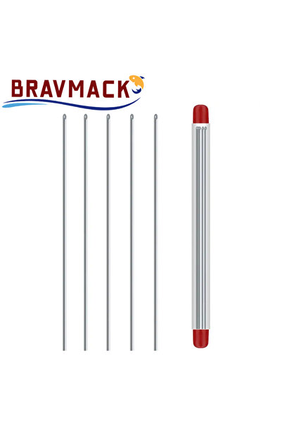 Choice 5 قطع 5/10 قطع دبابيس إبرة خطاف ديدان الأرض السريعة إبرة غاز مجوفة أدو...