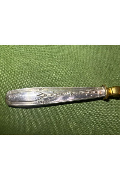 tayfuntufan antika koleksiyon 1960S French Service Sauce Ladle - 21 cm Tall