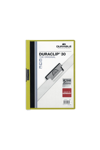 Durable Dosar plastic Duraclip Original 30 Durable, Verde