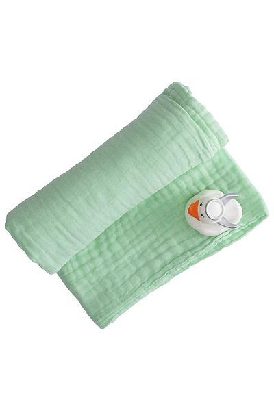 Anvi Baby Organic 6 layered Muslin Bath Towel Green Acres