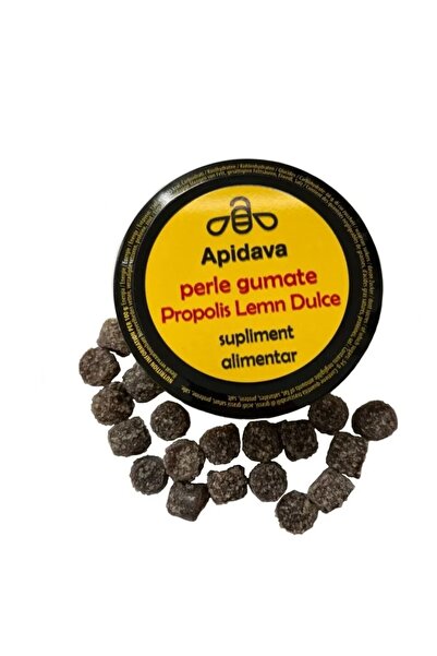 Apidava Propolis Licorice Gummy Pearls (50g)