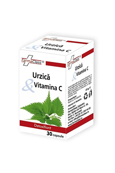 FarmaClass Urzică și vitamina C Farma Class 30 capsule