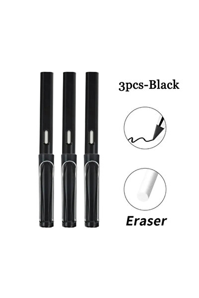 Choice 3 قطع - قلم رصاص أسود قطعة واحدة من Eternal Pencil Unlimited للكتابة ب...