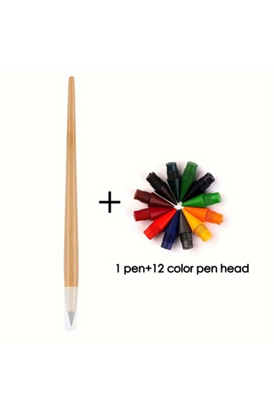 Choice مجموعة أقلام صفراء من 13 قطعة، قلم رصاص دائم للكتابة غير محدود، قلم رص...