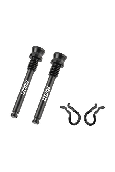 Choice قطعتان من مسامير التيتانيوم من MUQZI باللون الأسود، فرامل قرص الدراجة،...