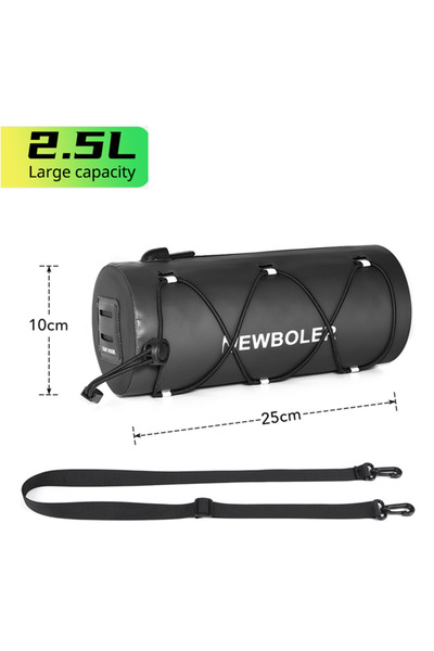 Choice BAG111 black NEWBOLER Handlebar Bag Bicycle Bags Waterproof Frame Pann...