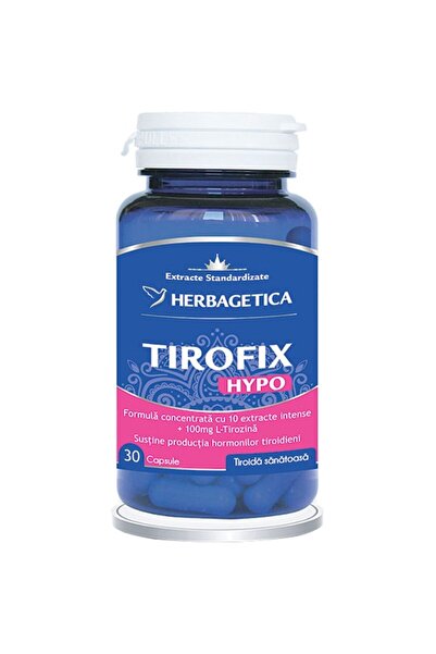 herbagetica Tirofix Supliment alimentar Herbagetica, 30 capsule