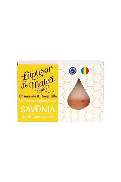 Savonia Săpun 100% cu lăptișor de matcă și mușețel, 90 g