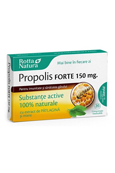 Rotta Natura Propolis Forte cu Plantain 150mg 30 Capsule Rotta Natura
