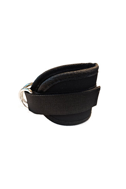 Choice Black Fitness Ankle Straps Adjustable D-Ring Support Cuffs Gym Leg Str...