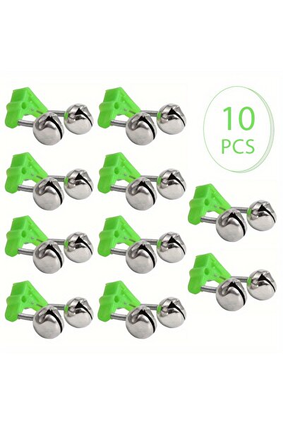Choice 10 قطع من 10/50 قطعة من أجراس إنذار الصيد، مشبك تنبيه لدغة قضيب الصيد،...