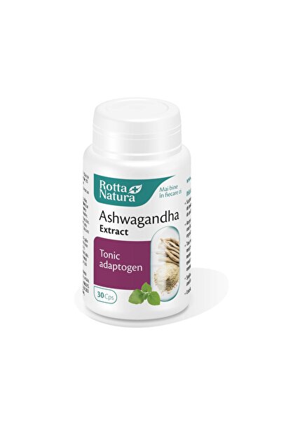 Rotta Natura Extract de Ashwagandha, Rotta Natura, 30 capsule