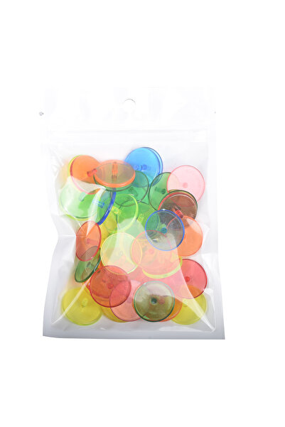 Choice مزيج الألوان 50 قطعة من علامات موضع كرة الجولف بألوان متنوعة قطر 24 مم...