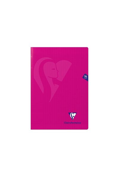 Clairefontaine Stapled A4 notebook, 48 sheets, PP cover, French ruling,