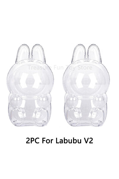 Choice قطعتان لدمية لابوبو V2، 1-3 قطع غطاء حماية لدمية لابوبو V1 V2 V3V4، شا...