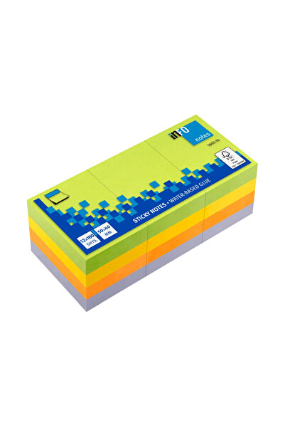 INFO NOTES Notes adeziv Spring 12 x 40 x 50 mm Info Notes 12 x 100 file/set