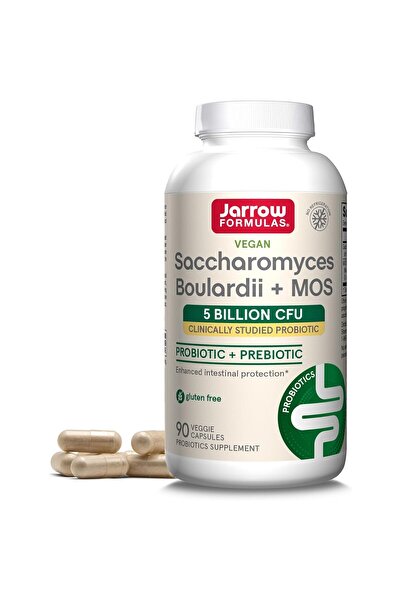 Secom Supliment alimentar Saccharomyces Boulardii + MOS Jarrow Formulas, 90 capsule