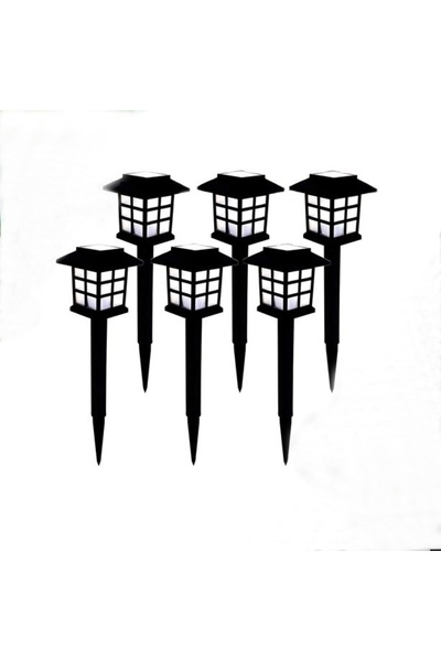 FOXMAG24 Set de 6 lumini solare de grădină, cu iluminare LED, impermeabile, n...