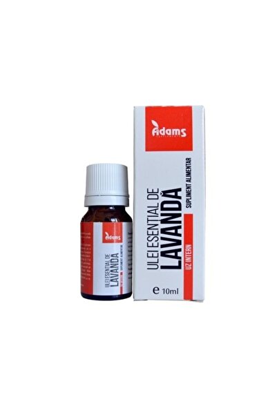 Adams Vision Ulei esențial de lavandă, Suplimente Adams, 10 ml, Uz intern