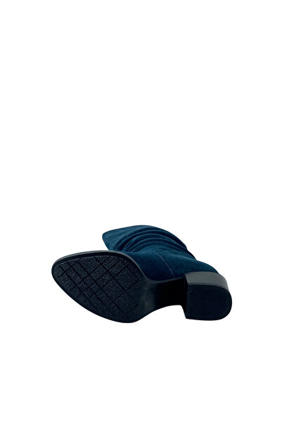 Hobby 262056 Hakiki Süet Deri Kadın Topuklu Bot