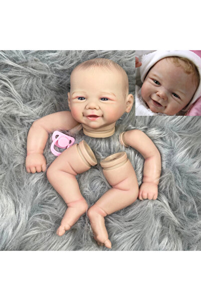 Choice مع جسم من القماش MRB مقاس 19 بوصة، أجزاء دمية ريبورن مطلية ومكتملة الص...