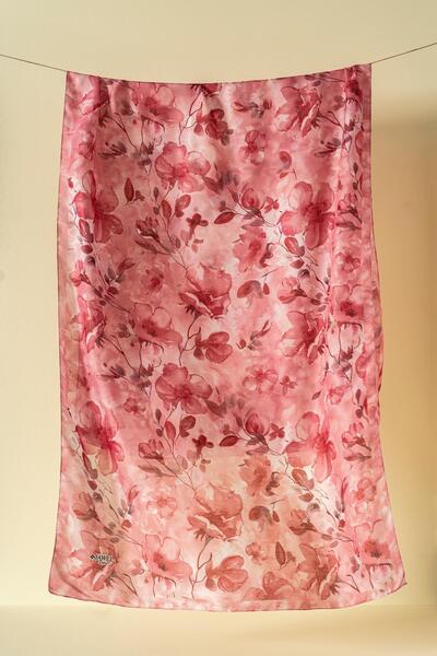 JAWEL Kadın Çiçekli Pachira Soft Şal