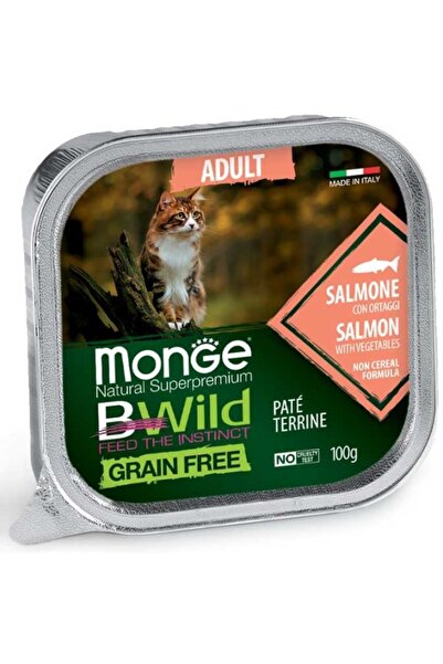 Monge BWild Pate Cat - Hrana umeda super-premium - Somon - 100g