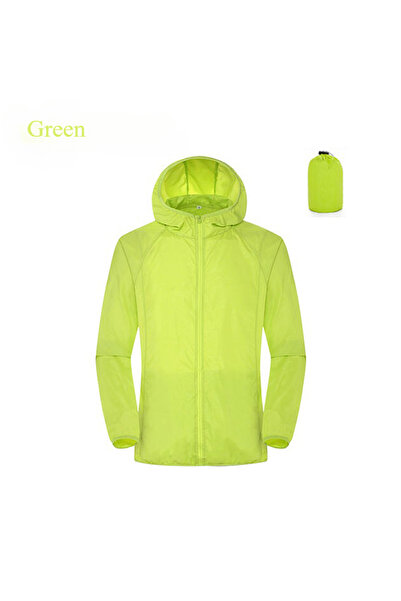 Choice سترة تخييم مقاومة للماء باللون الأخضر مقاس 4XL للرجال والنساء، سترة وا...