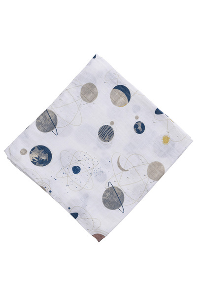 Anvi Baby Bamboo Muslin Swaddle Wrap - Planetary Forces