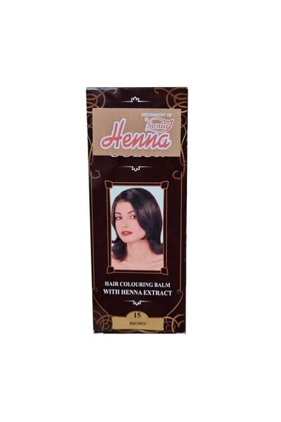 Henna Sonia Balsam de păr nr. 15 Șaten închis 75ml Henna Sonia
