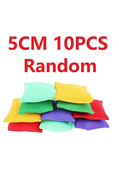 Choice 5 سم 10 قطع 10 قطع ألعاب رمي أكياس الرمل للأطفال ألعاب رياضية خارجية ك...