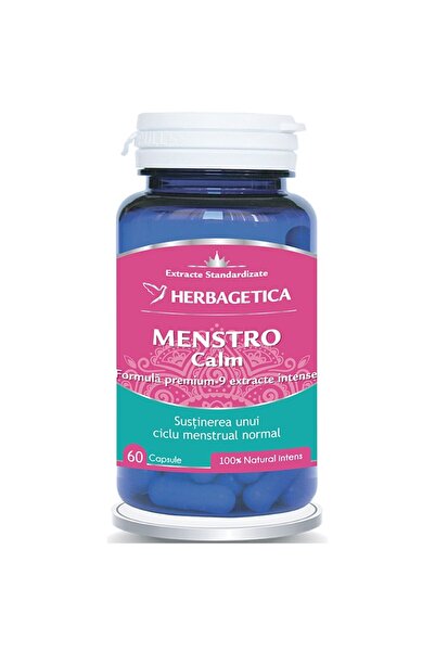 herbagetica Supliment alimentar Menstro Calm de la Herbagetica, 60 capsule