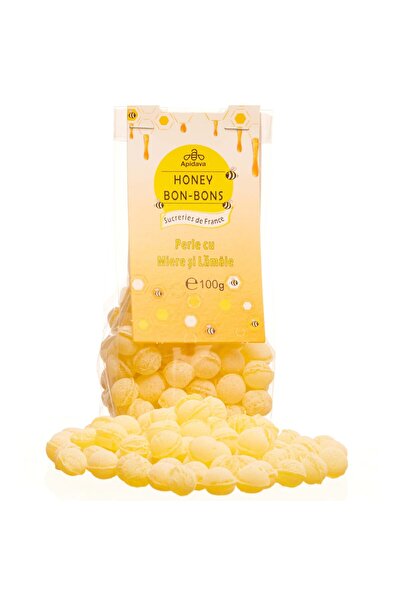 Apidava Picături de miere și lămâie, Apidava, 100g