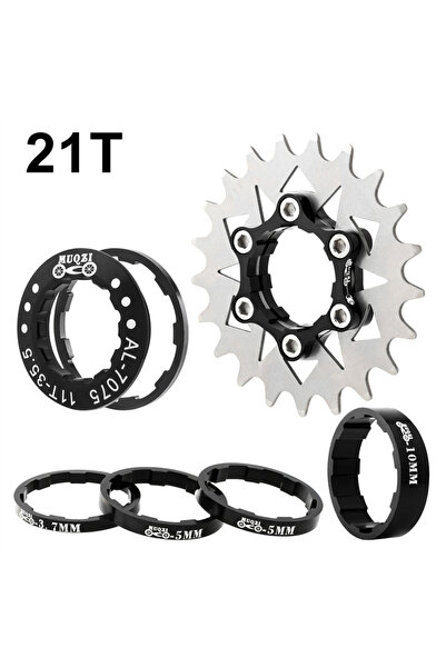 Choice 21T Black MUQZI Single Speed Cassette Cog 12T 13T 14T 15T 16T 17T 18T ...