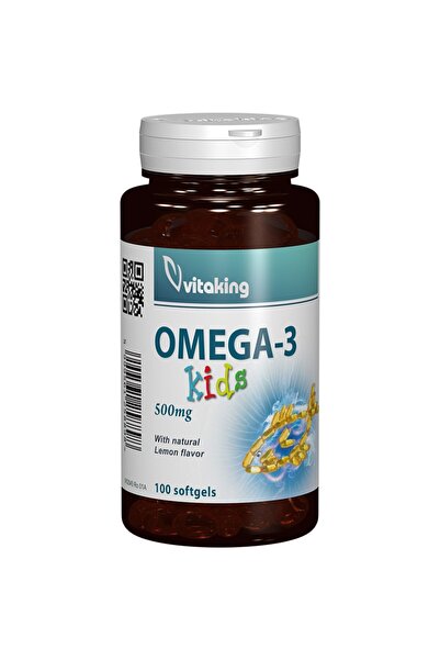 Vitaking Omega 3 pentru copii, Vitaking, 100 capsule gelatinoase moi