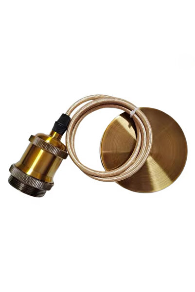 Alista Home Antique Style Pendant Light, 1*E27, Metal, Bronze