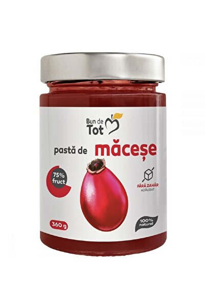 Dacia Plant Rosehip Paste 75% Fruit, Sugar-Free, 360g, Bun de Tot