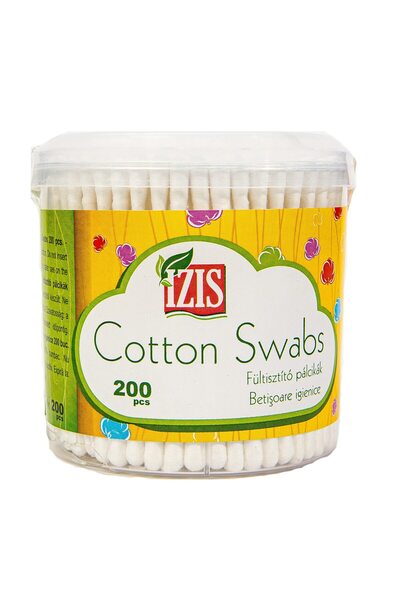 royal led Izis Cotton Hygienic Sticks, 200 pieces