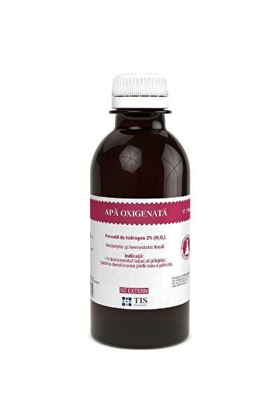 Tis Farmaceutic Peroxid de hidrogen 3%, 170 ml, Tis Farmaceutic