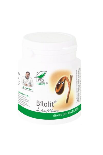 MEDICA Supliment alimentar Bilolit, Pro Natura, 200 capsule