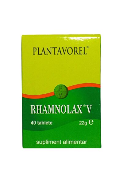 PlantaVorel Supliment alimentar Rhamnolax V de la Plantavorel, 40 de comprimate