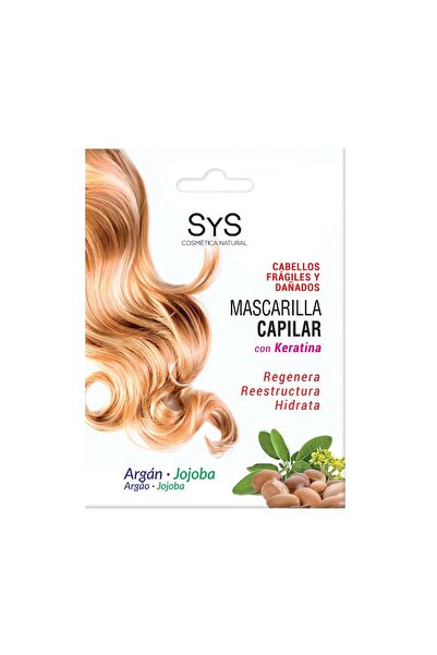 LABNATUR Mască de păr cu keratină Laboratorio SyS - Argan și Jojoba, 20 ml
