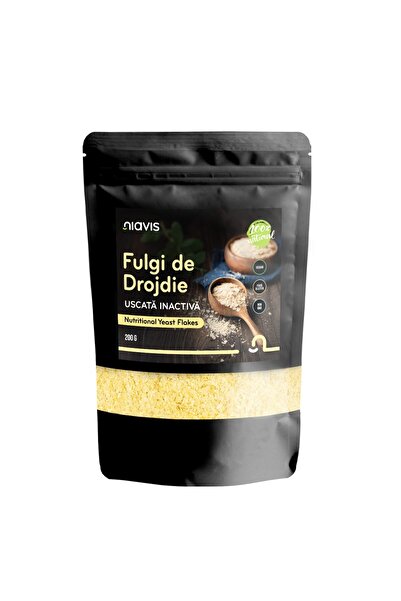 Niavis Fulgi de drojdie uscată inactivă, fără gluten, 200 g